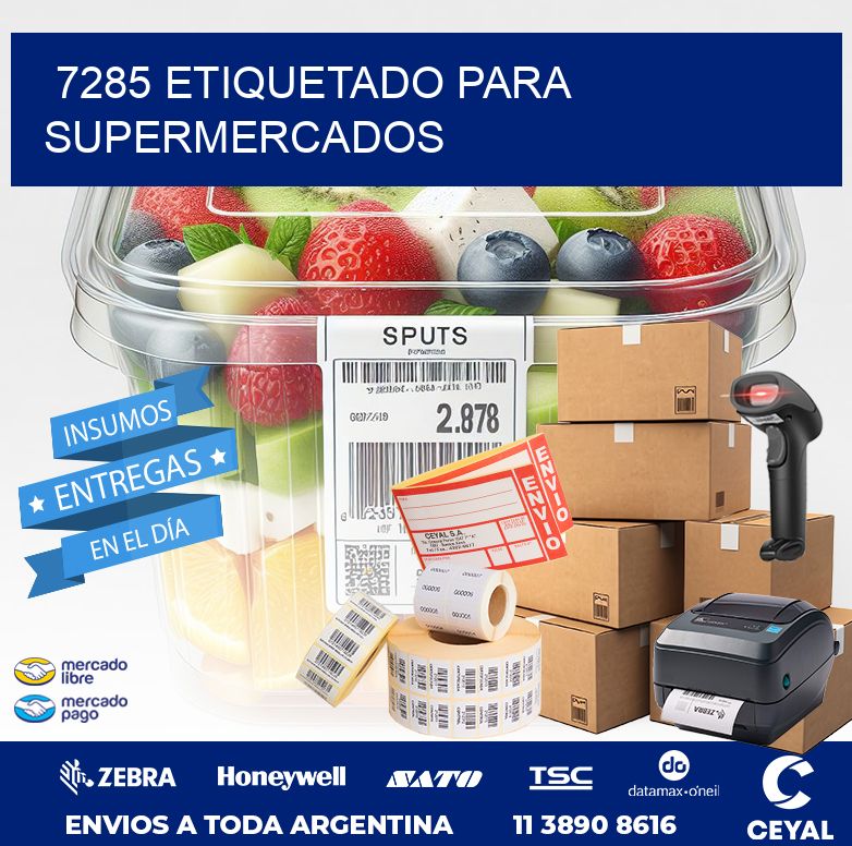 7285 ETIQUETADO PARA SUPERMERCADOS