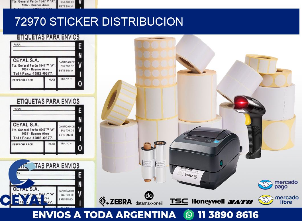 72970 STICKER DISTRIBUCION
