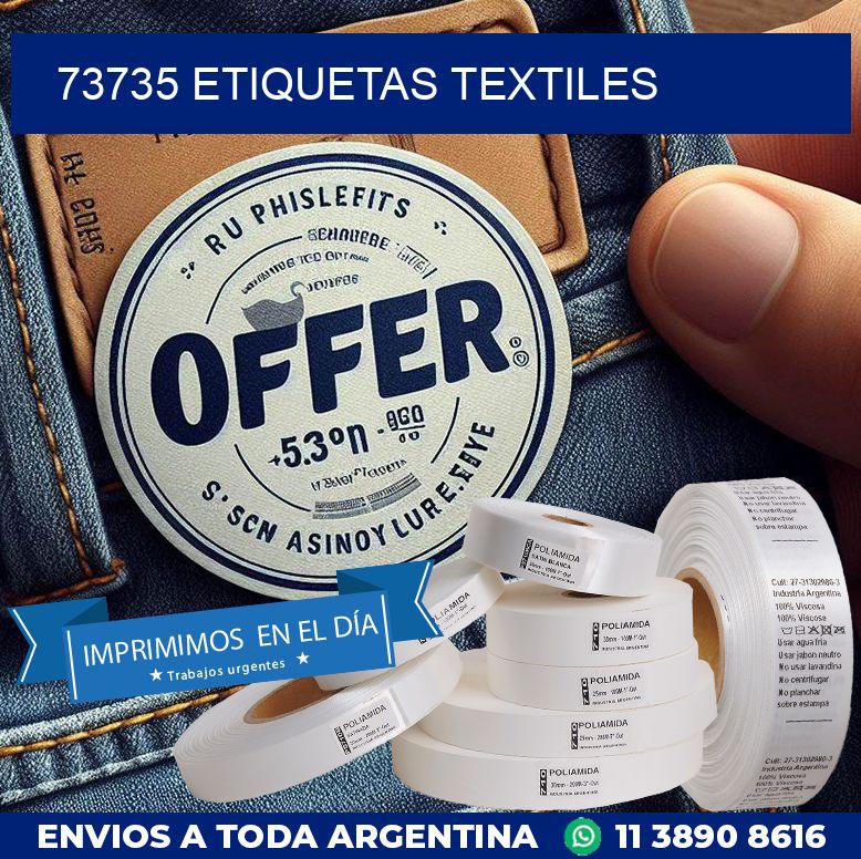 73735 ETIQUETAS TEXTILES