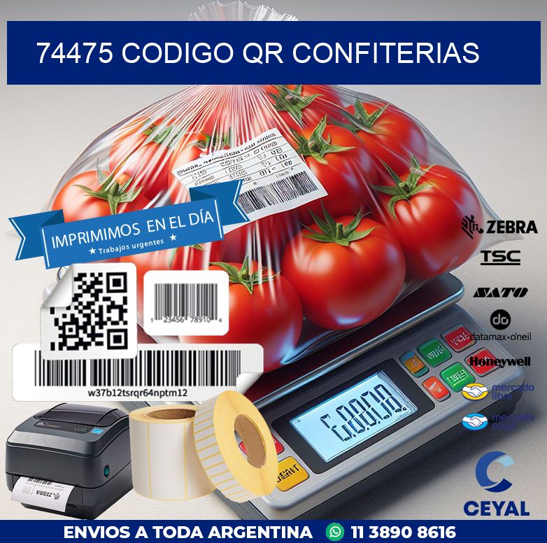 74475 CODIGO QR CONFITERIAS