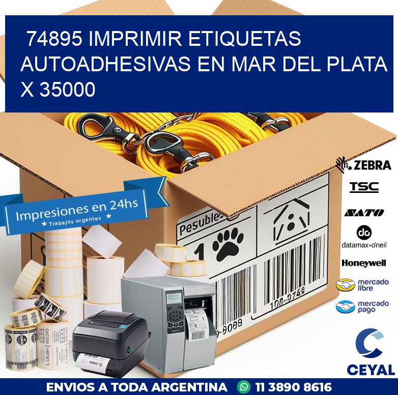 74895 IMPRIMIR ETIQUETAS AUTOADHESIVAS EN MAR DEL PLATA X 35000
