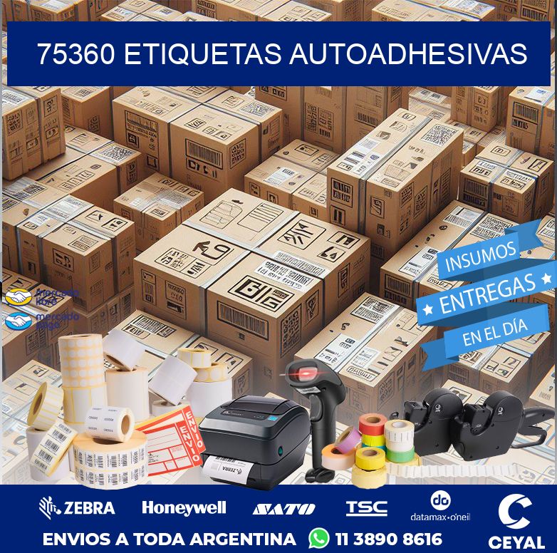 75360 ETIQUETAS AUTOADHESIVAS