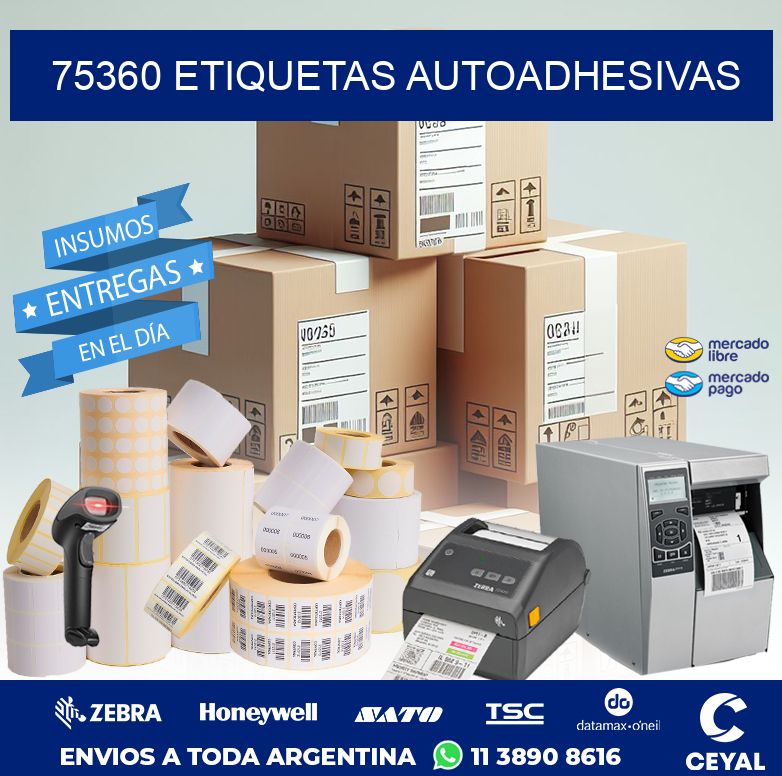75360 ETIQUETAS AUTOADHESIVAS