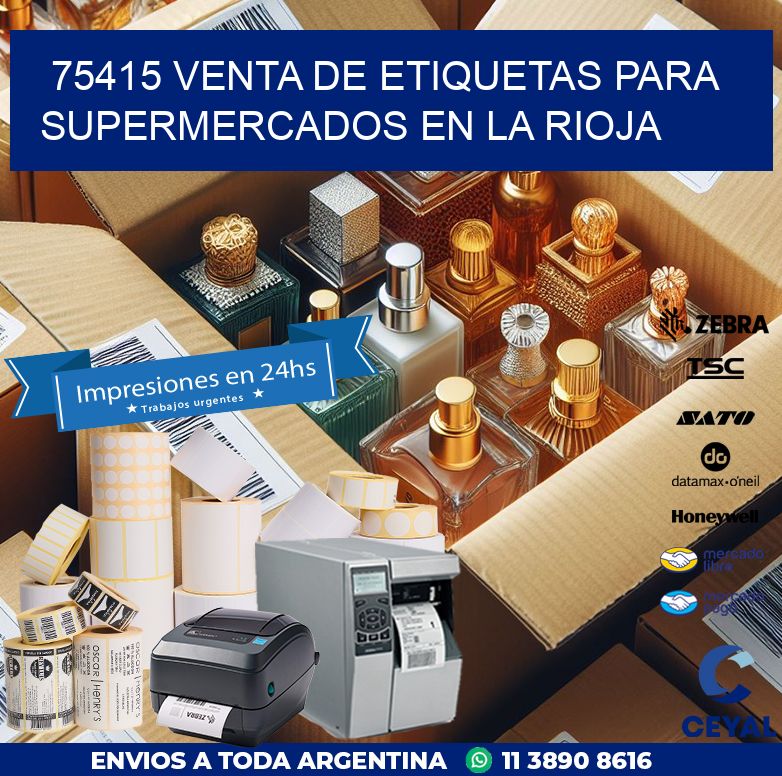 75415 VENTA DE ETIQUETAS PARA SUPERMERCADOS EN LA RIOJA