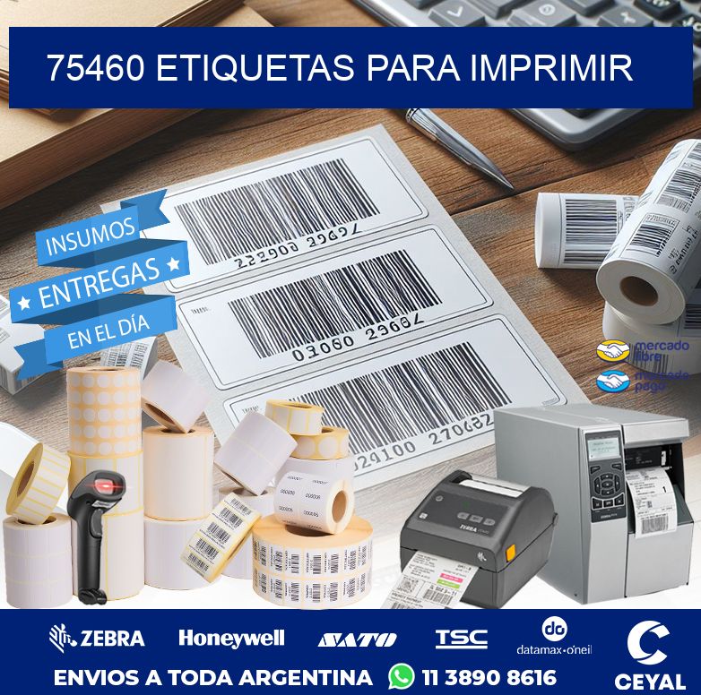 75460 ETIQUETAS PARA IMPRIMIR