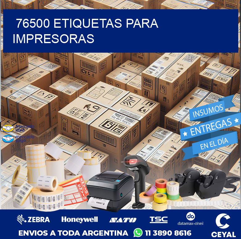 76500 ETIQUETAS PARA IMPRESORAS