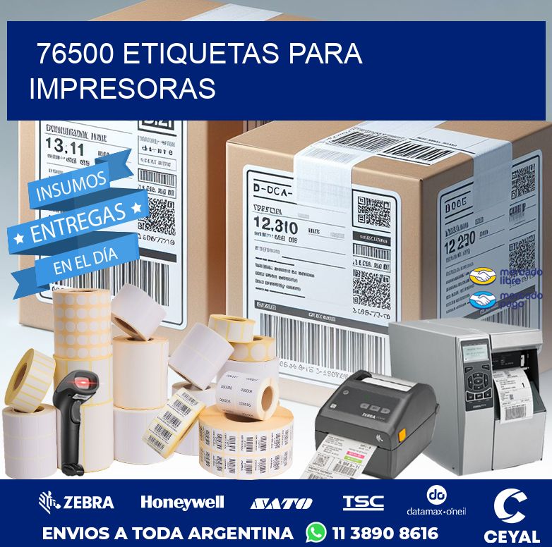76500 ETIQUETAS PARA IMPRESORAS