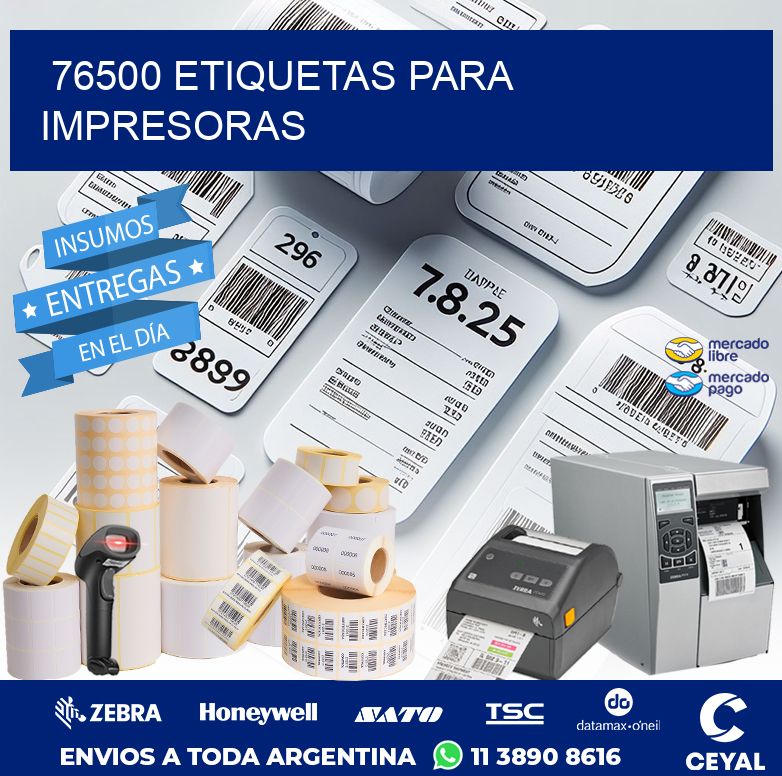 76500 ETIQUETAS PARA IMPRESORAS