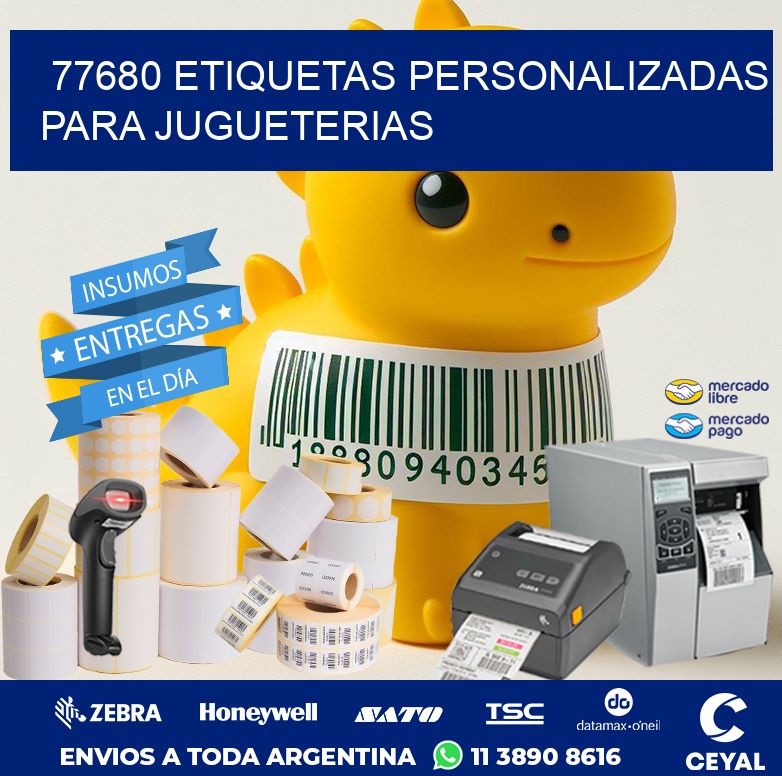 77680 ETIQUETAS PERSONALIZADAS PARA JUGUETERIAS