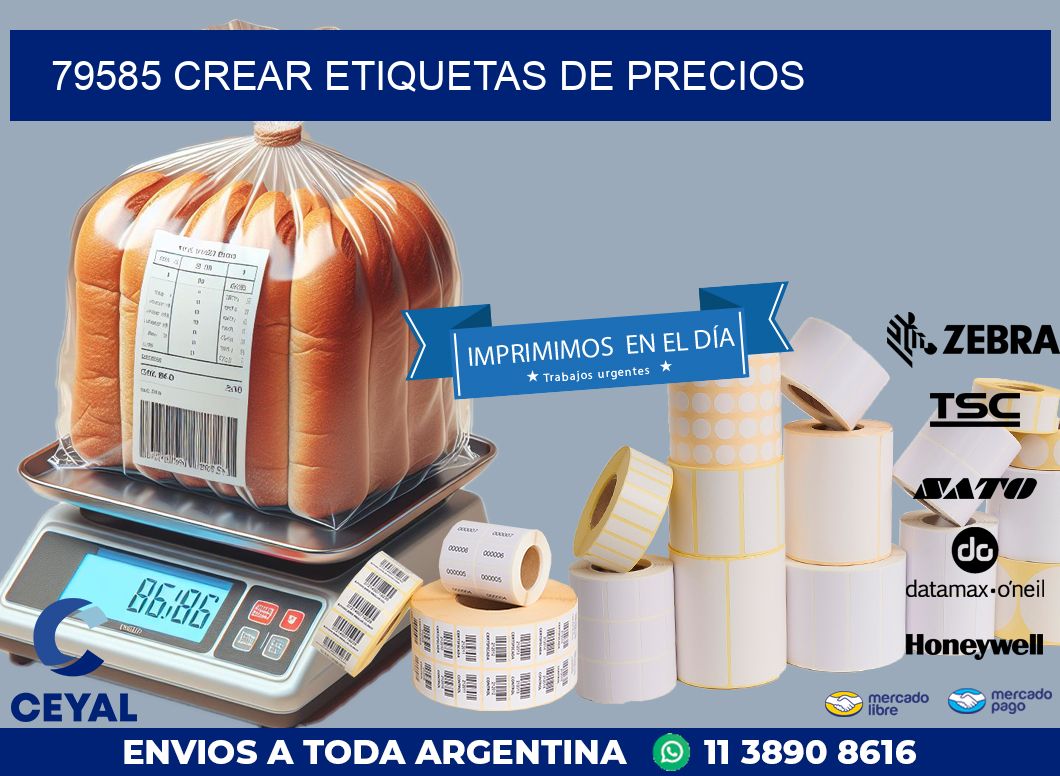 79585 CREAR ETIQUETAS DE PRECIOS