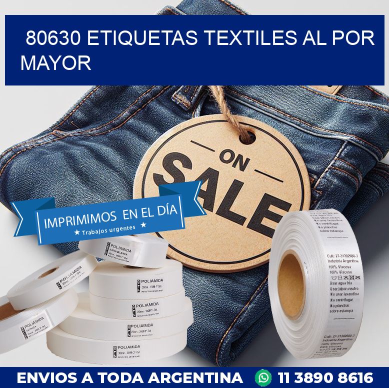 80630 ETIQUETAS TEXTILES AL POR MAYOR