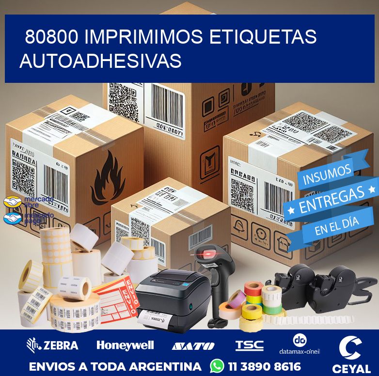 80800 IMPRIMIMOS ETIQUETAS AUTOADHESIVAS
