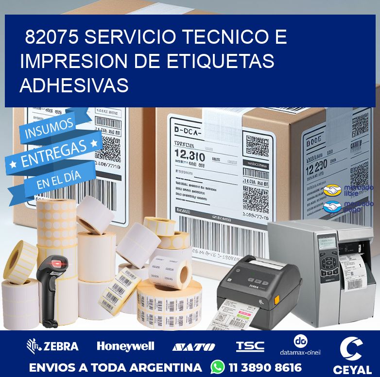 82075 SERVICIO TECNICO E IMPRESION DE ETIQUETAS ADHESIVAS