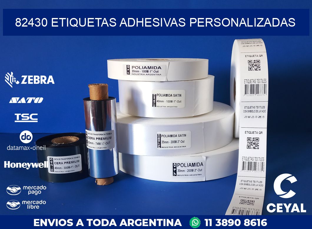 82430 ETIQUETAS ADHESIVAS PERSONALIZADAS