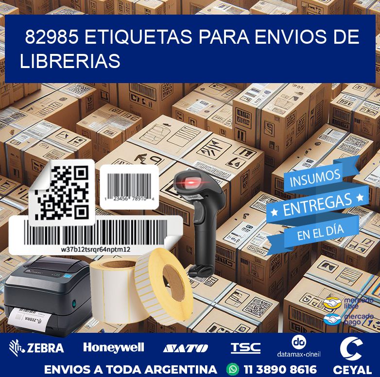 82985 ETIQUETAS PARA ENVIOS DE LIBRERIAS
