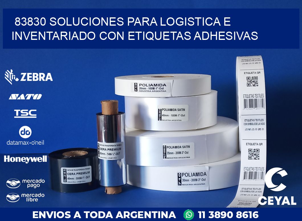 83830 SOLUCIONES PARA LOGISTICA E INVENTARIADO CON ETIQUETAS ADHESIVAS