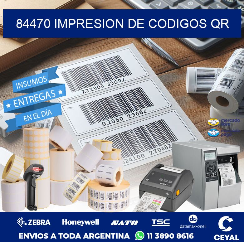84470 IMPRESION DE CODIGOS QR