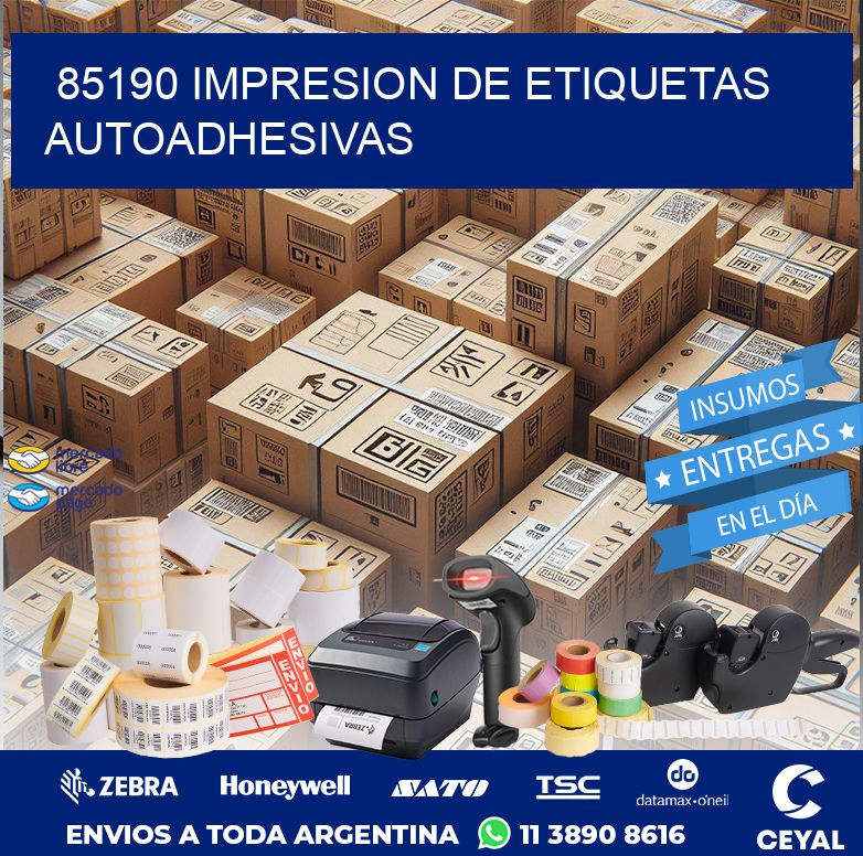 85190 IMPRESION DE ETIQUETAS AUTOADHESIVAS
