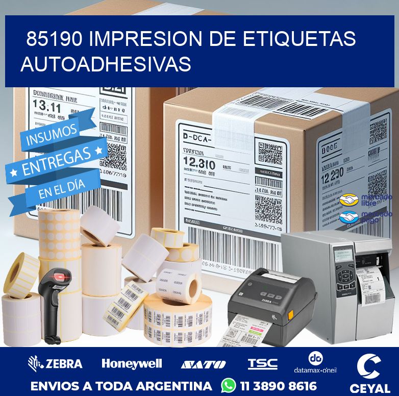 85190 IMPRESION DE ETIQUETAS AUTOADHESIVAS