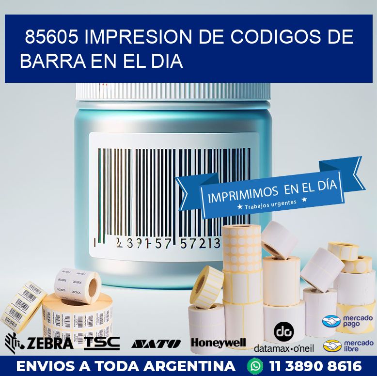 85605 IMPRESION DE CODIGOS DE BARRA EN EL DIA