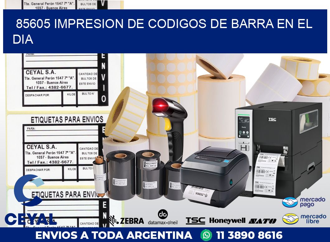 85605 IMPRESION DE CODIGOS DE BARRA EN EL DIA