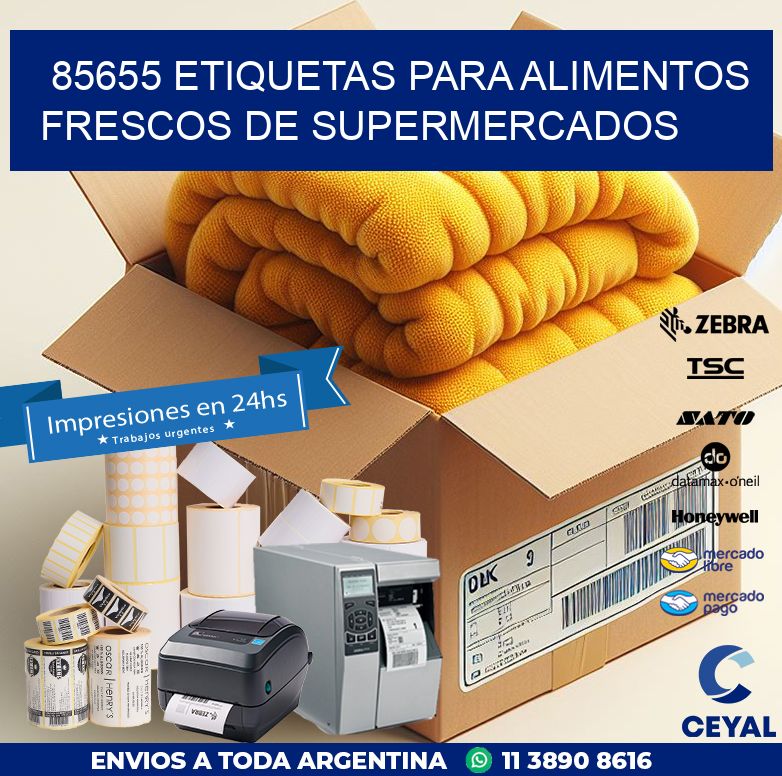 85655 ETIQUETAS PARA ALIMENTOS FRESCOS DE SUPERMERCADOS