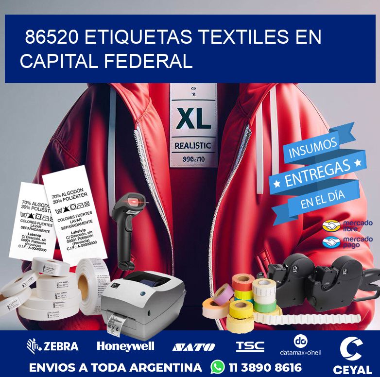 86520 ETIQUETAS TEXTILES EN CAPITAL FEDERAL