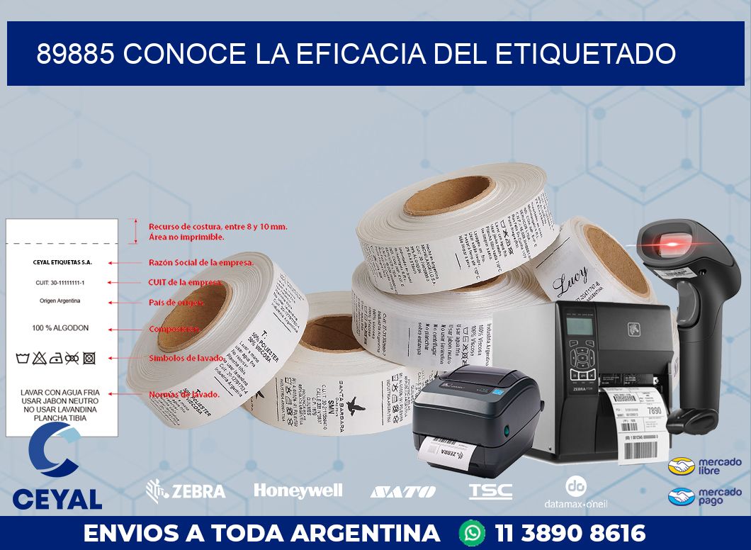 89885 CONOCE LA EFICACIA DEL ETIQUETADO