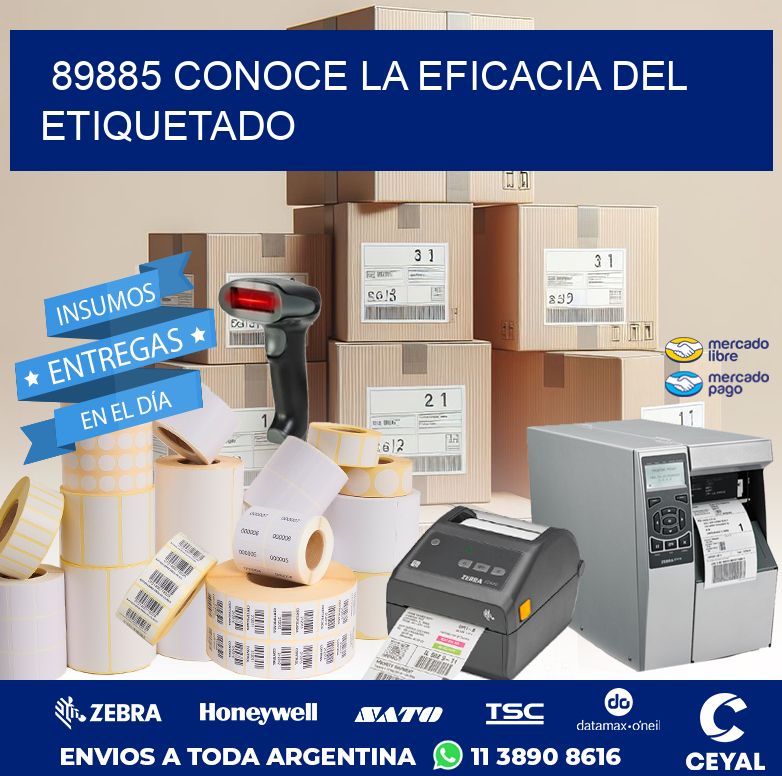 89885 CONOCE LA EFICACIA DEL ETIQUETADO