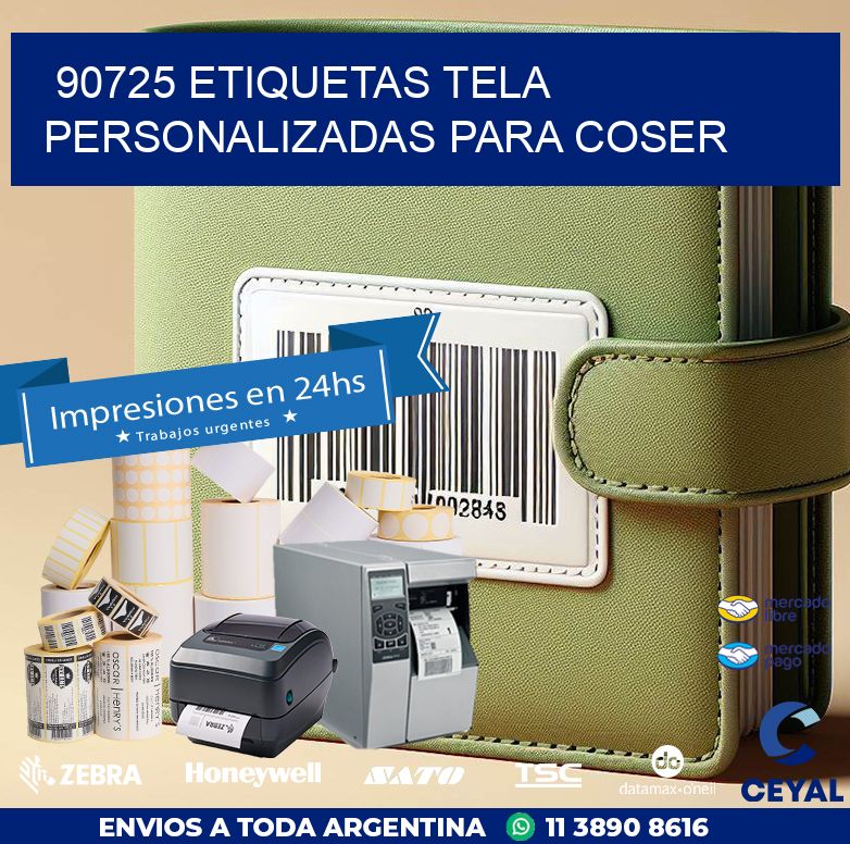 90725 ETIQUETAS TELA PERSONALIZADAS PARA COSER
