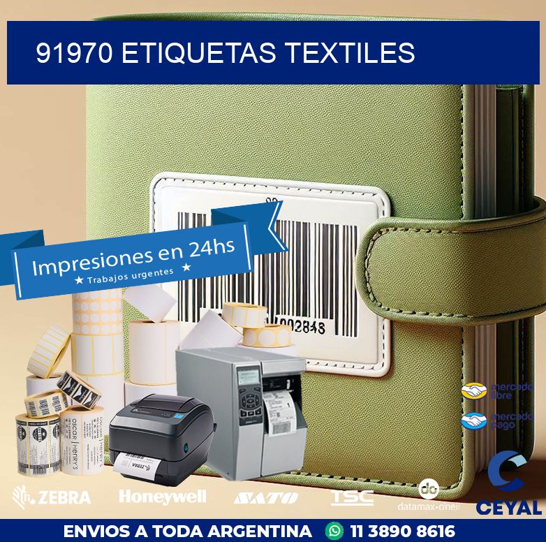 91970 ETIQUETAS TEXTILES