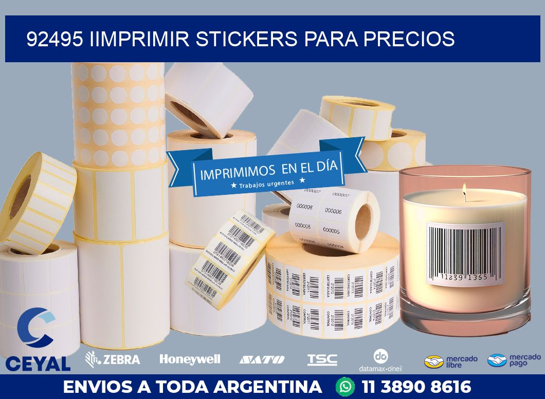 92495 IIMPRIMIR STICKERS PARA PRECIOS