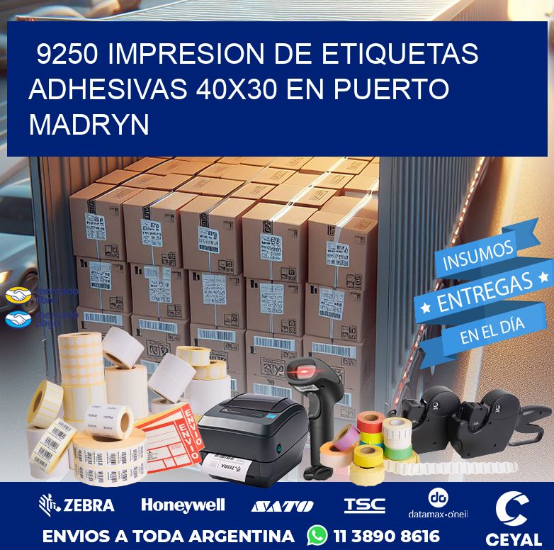 9250 IMPRESION DE ETIQUETAS ADHESIVAS 40X30 EN PUERTO MADRYN