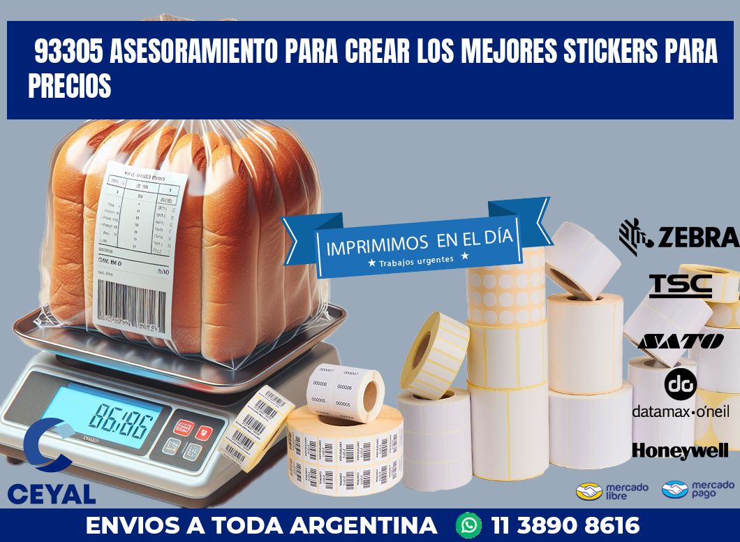 93305 ASESORAMIENTO PARA CREAR LOS MEJORES STICKERS PARA PRECIOS