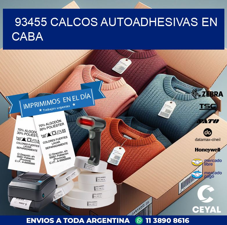 93455 CALCOS AUTOADHESIVAS EN CABA