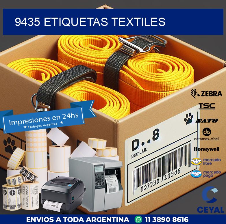 9435 ETIQUETAS TEXTILES