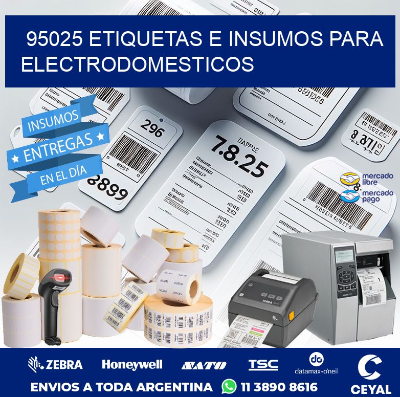 95025 ETIQUETAS E INSUMOS PARA ELECTRODOMESTICOS