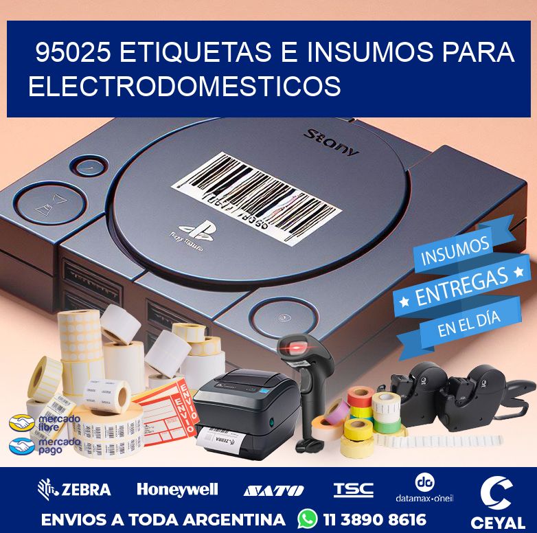 95025 ETIQUETAS E INSUMOS PARA ELECTRODOMESTICOS