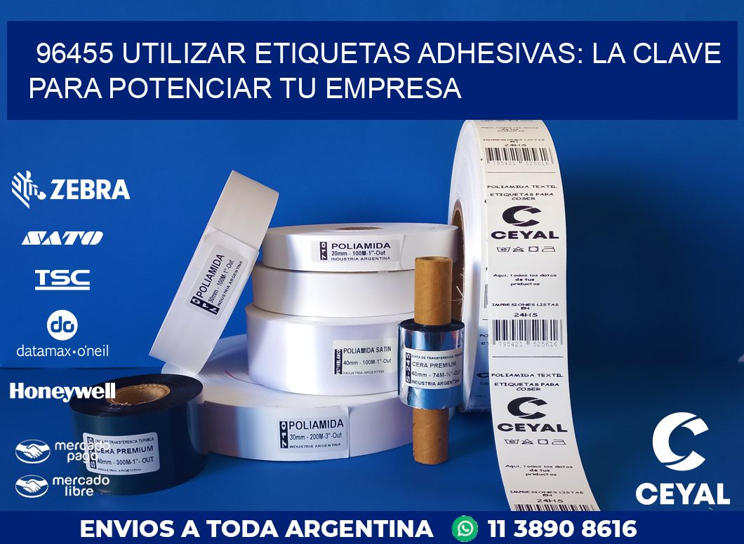 96455 UTILIZAR ETIQUETAS ADHESIVAS: LA CLAVE PARA POTENCIAR TU EMPRESA