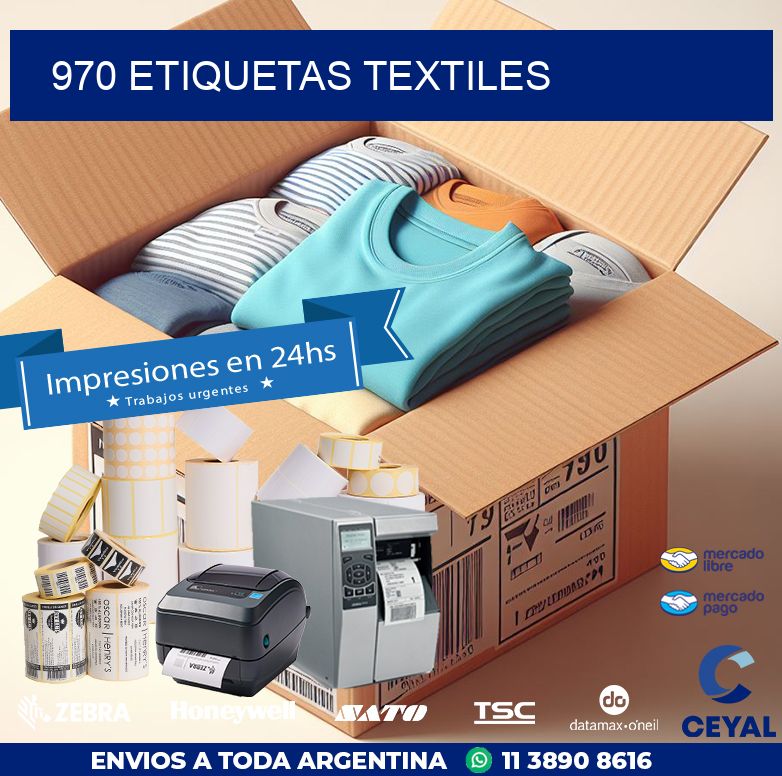 970 ETIQUETAS TEXTILES