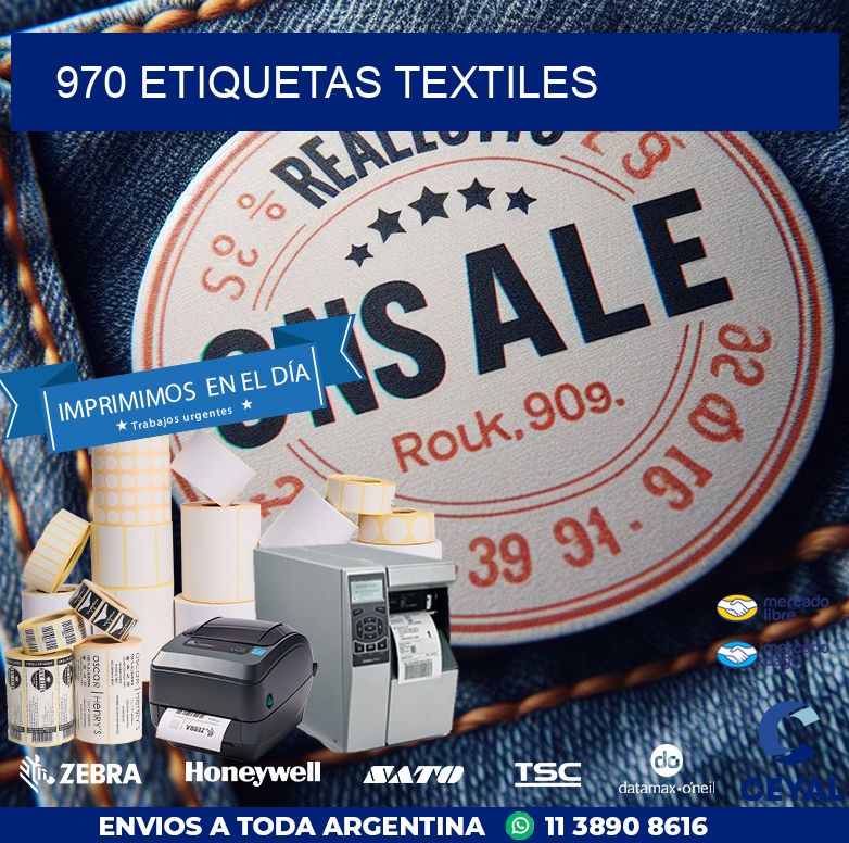 970 ETIQUETAS TEXTILES