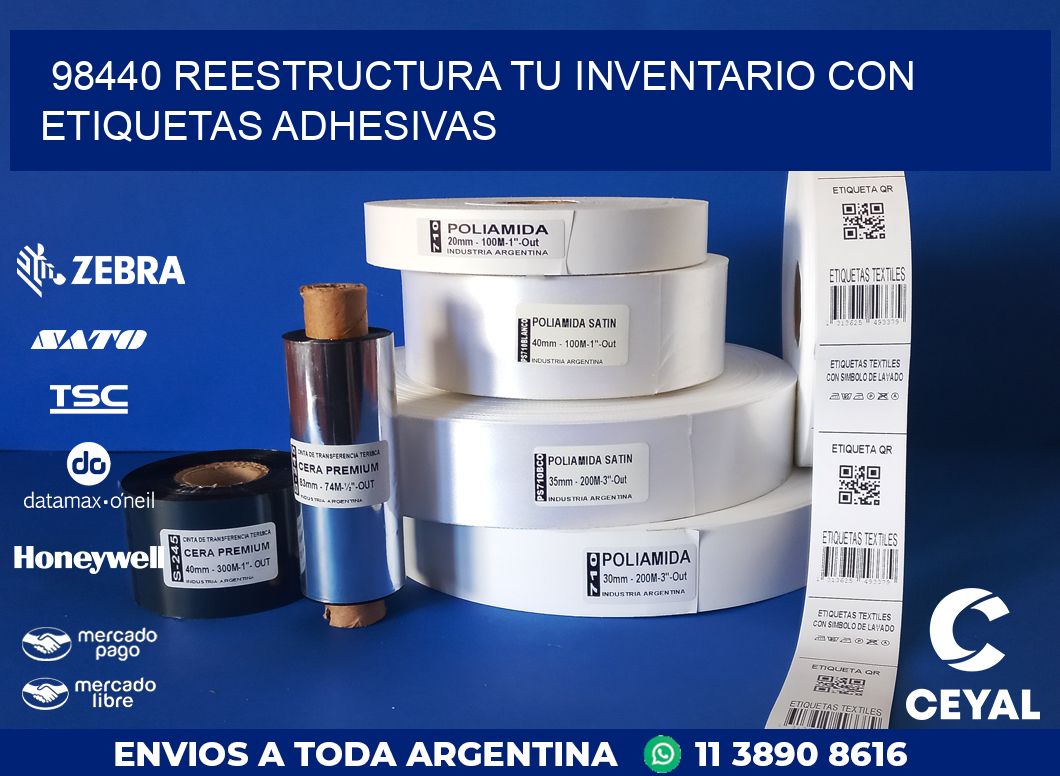 98440 REESTRUCTURA TU INVENTARIO CON ETIQUETAS ADHESIVAS