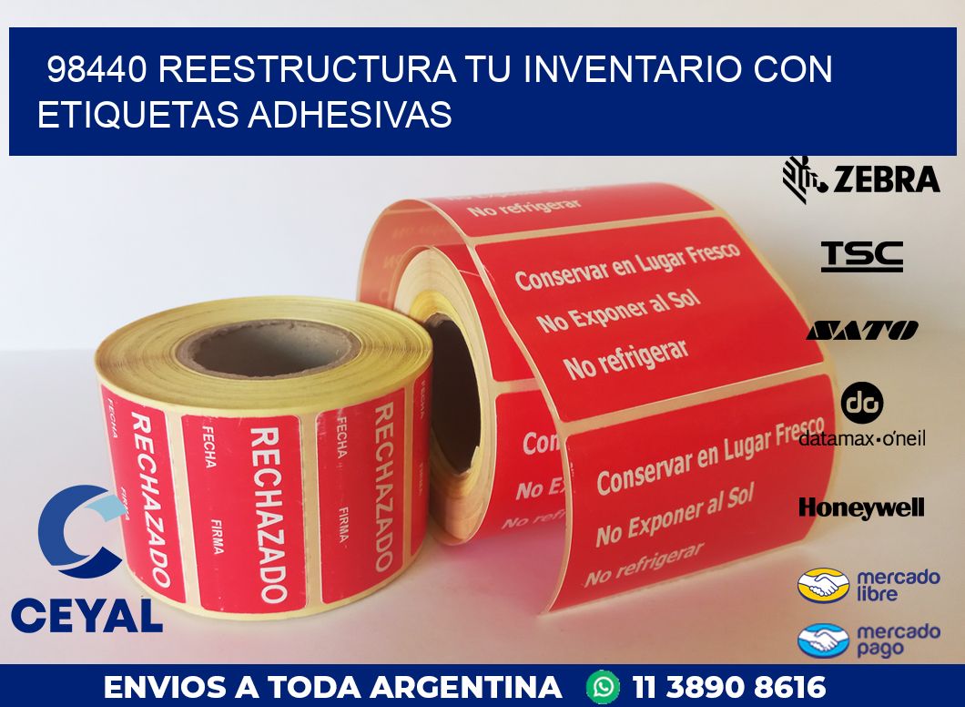 98440 REESTRUCTURA TU INVENTARIO CON ETIQUETAS ADHESIVAS