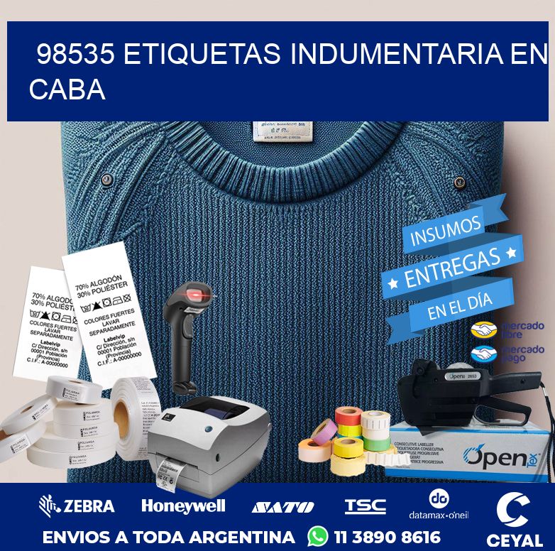 98535 ETIQUETAS INDUMENTARIA EN CABA