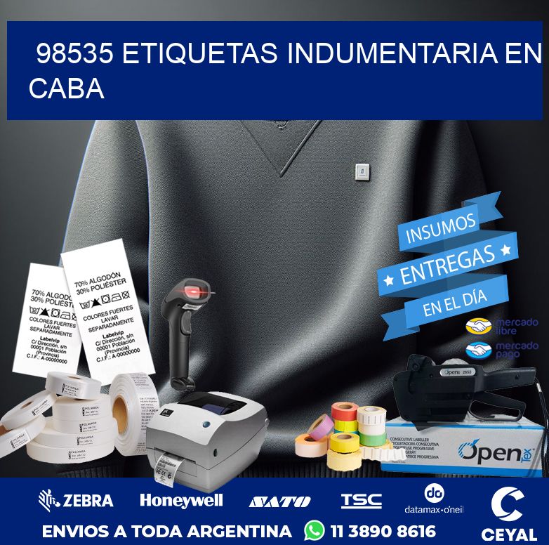 98535 ETIQUETAS INDUMENTARIA EN CABA