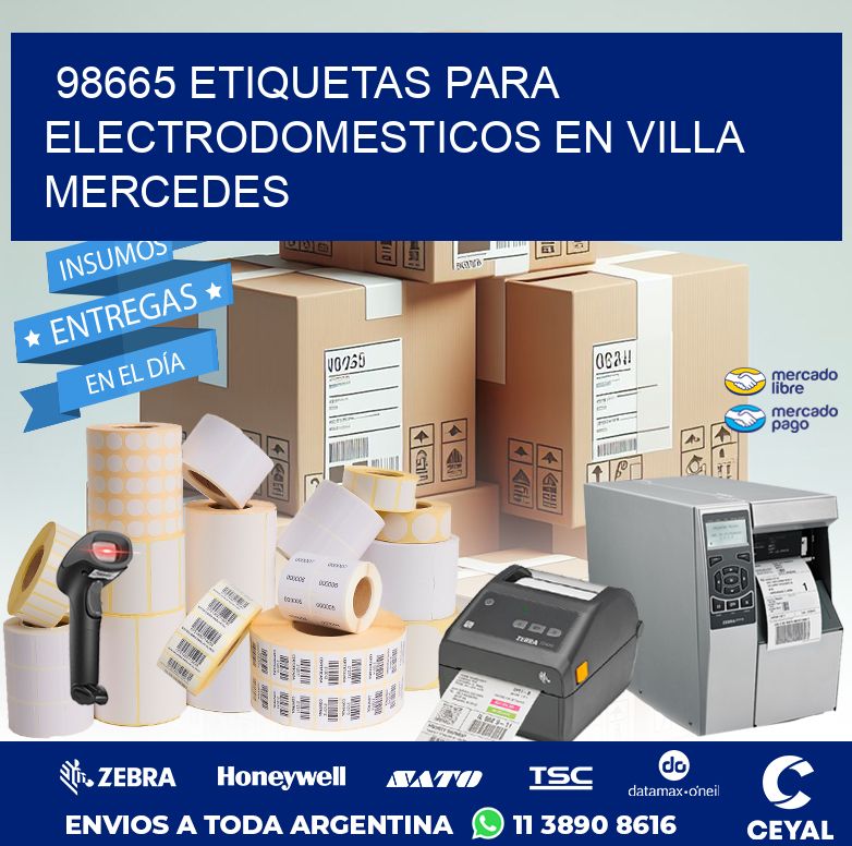 98665 ETIQUETAS PARA ELECTRODOMESTICOS EN VILLA MERCEDES