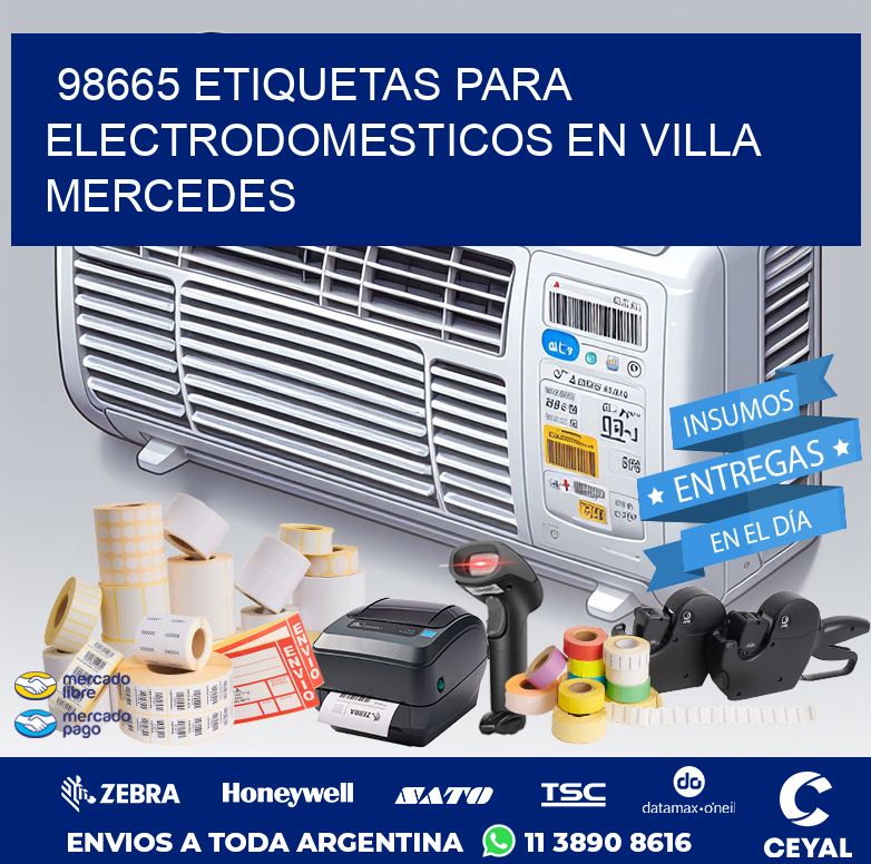 98665 ETIQUETAS PARA ELECTRODOMESTICOS EN VILLA MERCEDES