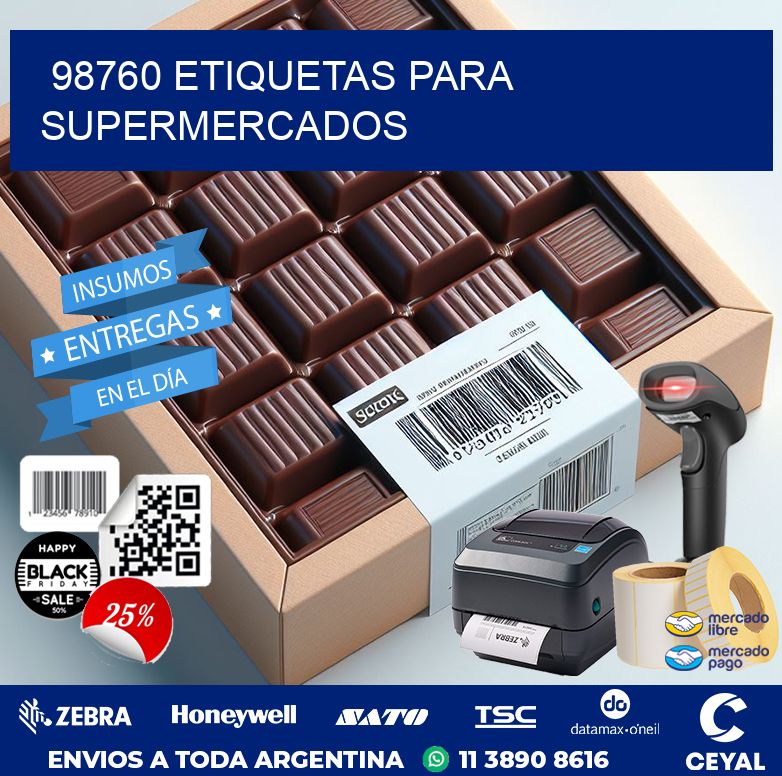98760 ETIQUETAS PARA SUPERMERCADOS