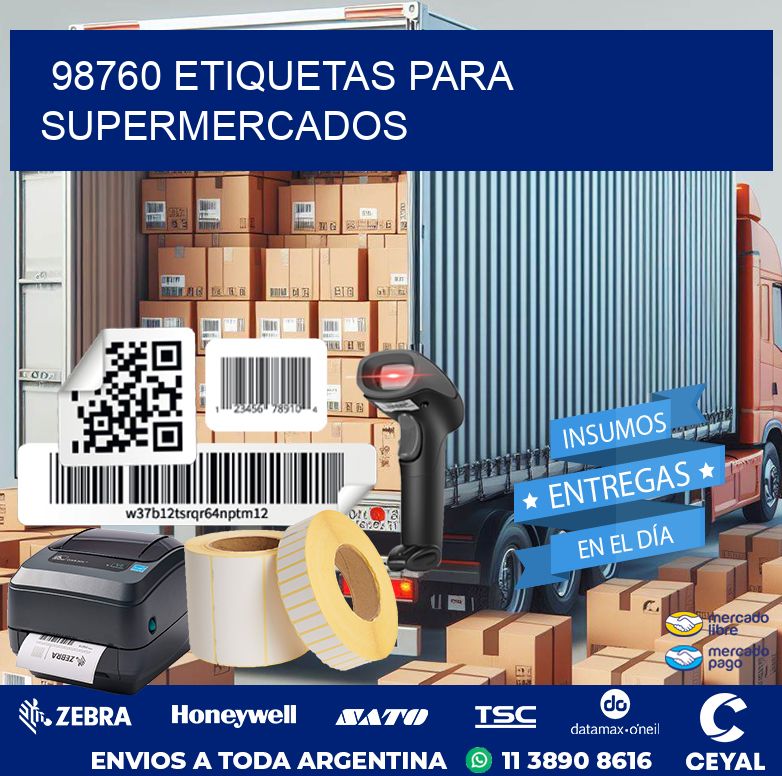 98760 ETIQUETAS PARA SUPERMERCADOS