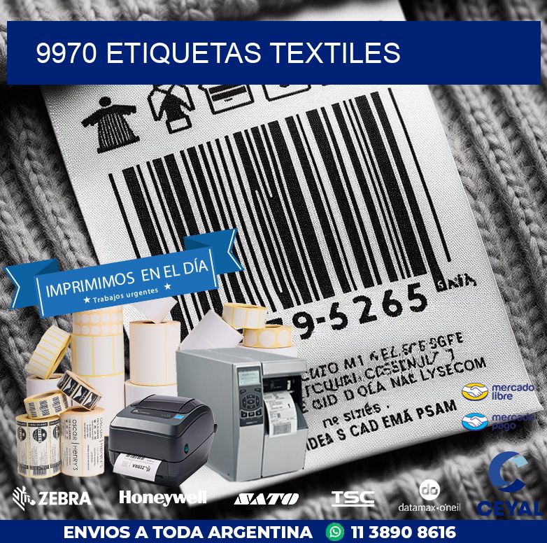 9970 ETIQUETAS TEXTILES